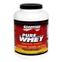 Champion Nutrition Pure Whey Protein Stack - Vanilla - 5lbs.