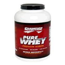 Champion Nutrition Pure Whey Protein Stack - Chocolate - 5lbs.