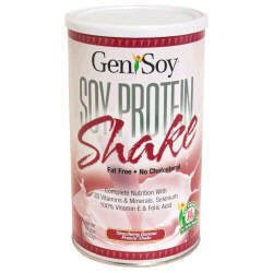 GeniSoy Soy Protein Shake - Strawberry - 22.2oz.