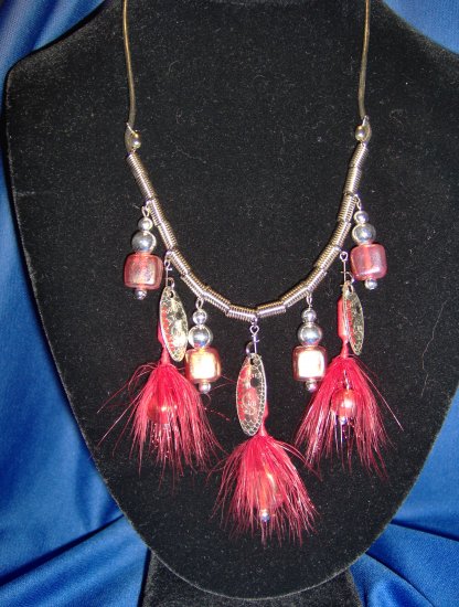Flaming Red Allure Necklace
