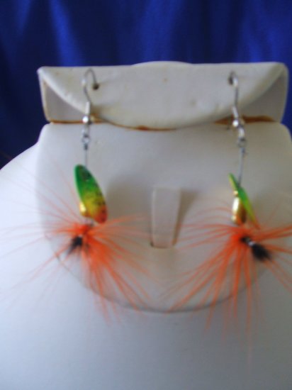 Orange Fly Allure Earrings