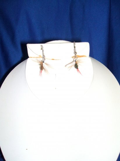 Black/Red Fly Earrings