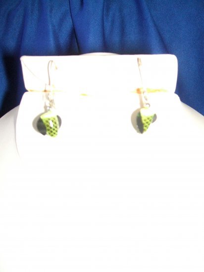 Green Spin & Glo Earrings