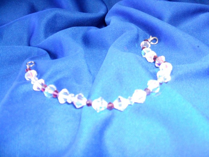 Aurora & Plum Bicone Bracelet