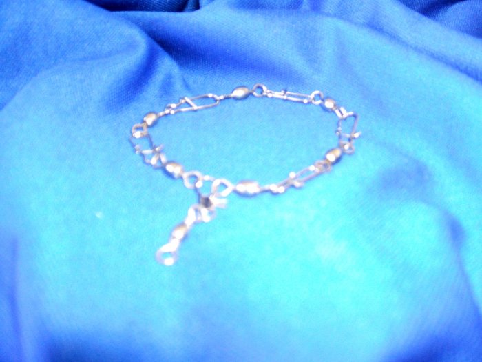 Silver Swivel Snap Bracelet