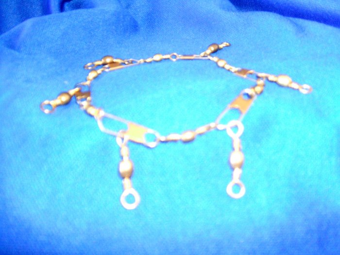 Gold Swivel Charm Bracelet