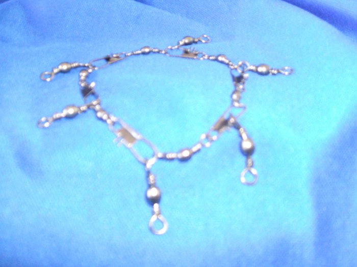 Black Swivel Charm Bracelet