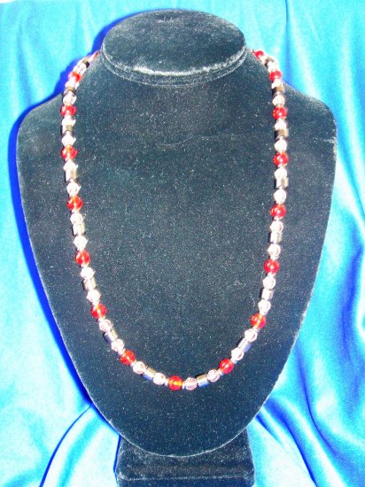 Ruby/Pink Magnetic Necklace