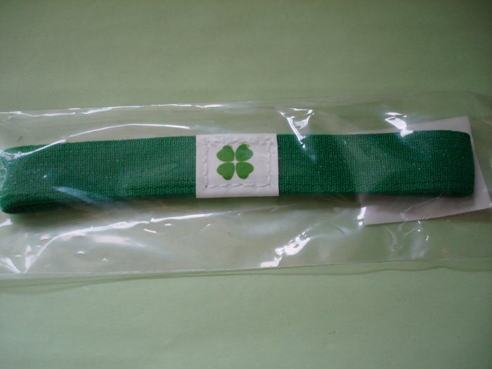 Green Clover Elastic Bento Belt