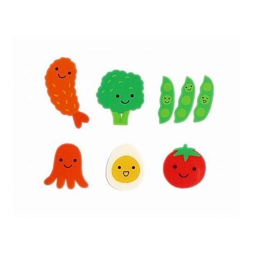 Adorable Happy Food Dividers for Bento