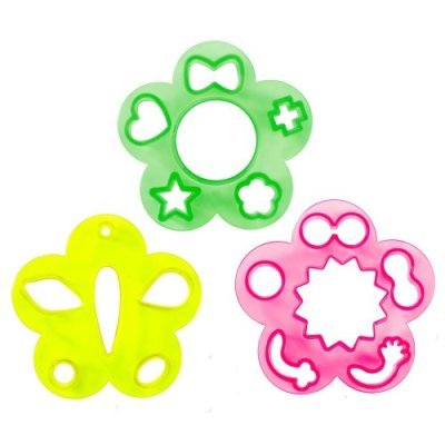 Set of 3 Food Cutters for Charaben Bento