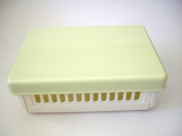 Natural Lunch Time Collapsible Sandwich Bento Box, Green