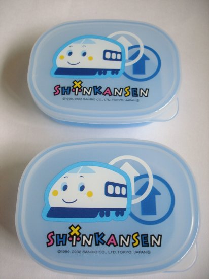 Sanrio Shinkansen Snack Size Mini Bento, set of 2