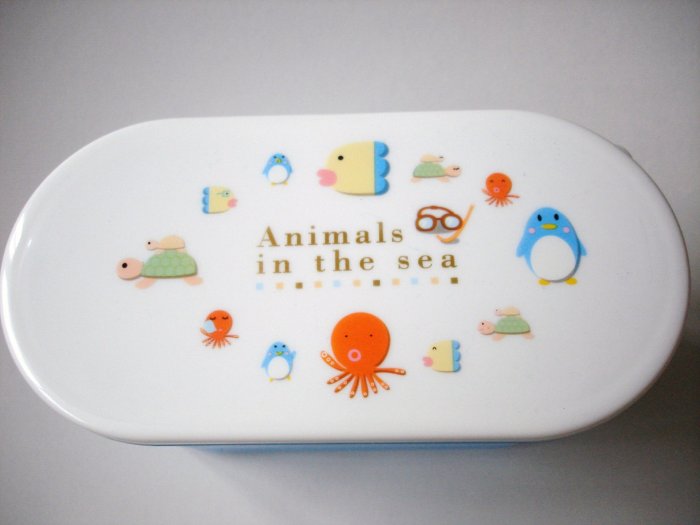 Animals in the Sea 2 tier Bento Box