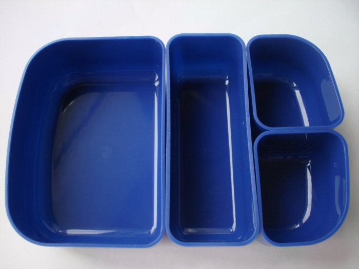 Inner Bento Dividers for one tier box, Blue