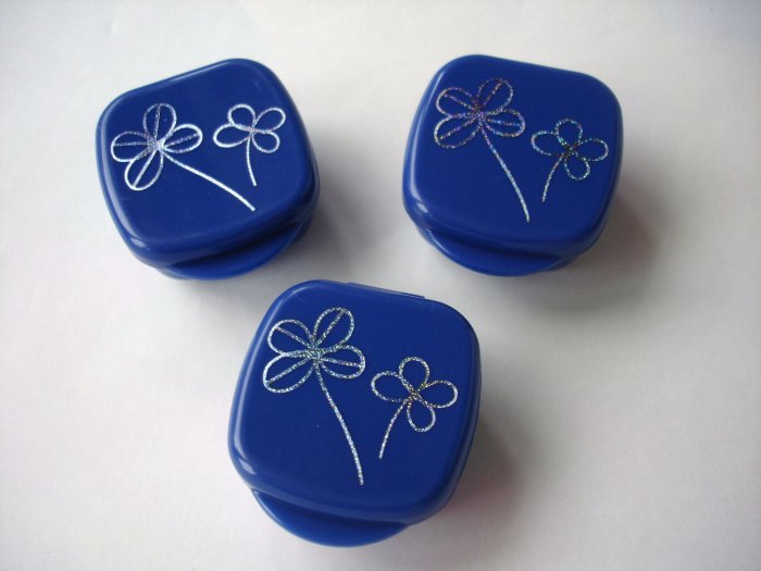 Blue and Silver Clover Mayo Cups