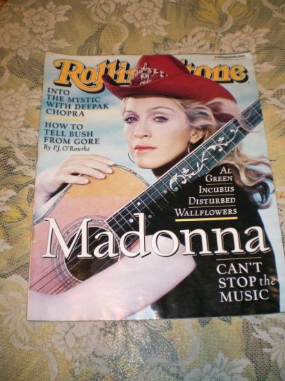 Rolling Stone Magazine Madonna 9 28 2000 Issue # 850