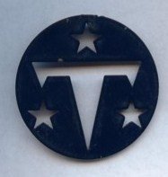 Go Team Go TN Titans heavy medal medallion type object Royal Blue