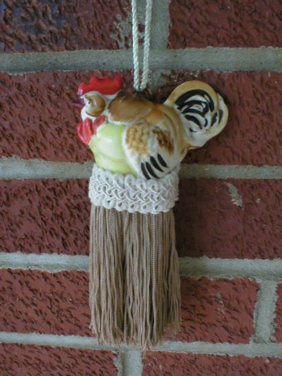 OOAK Tassel ~ Rooster ~ Chicken ~ Made by me in the USA