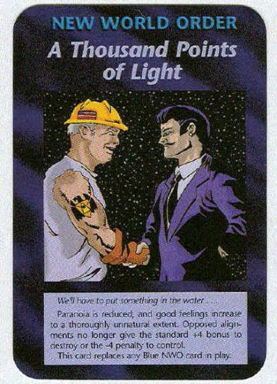 Illuminati A Thousand Points Of Light NWO Game Trading Card