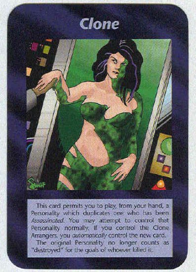 Illuminati Clone New World Order Game Trading Card