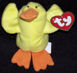 Beanie Baby Duck on Mcdonalds Ty Teenie Beanie Baby Quacks The Duck