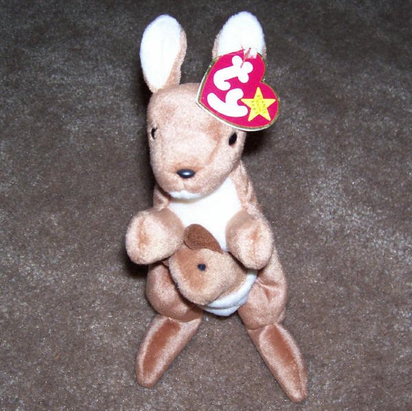 Pouch The Kangaroo TY Beanie Baby Born November 6, 1996