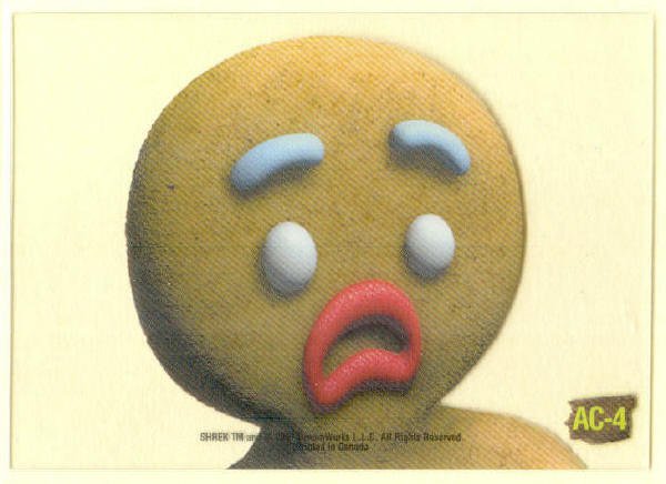 Shrek Animation Cel AC-4 Sad Cookie Chase Trading Card