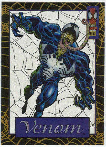 Spider-Man Amazing Cel #4 Venom Chase Trading Card