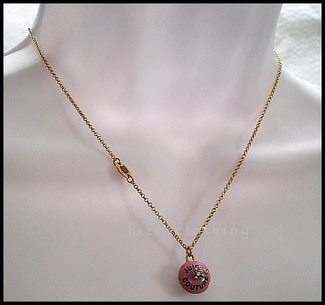 Rare Authentic Juicy Couture Cupcake Necklace