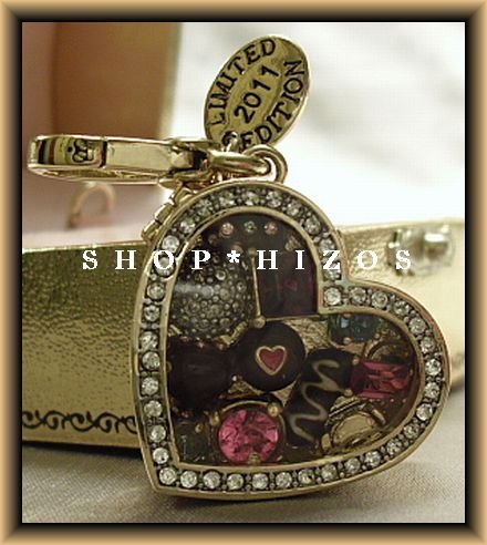 JUICY COUTURE LTD EDT 2011 BOX of CHOCOLATES CHARM NIB