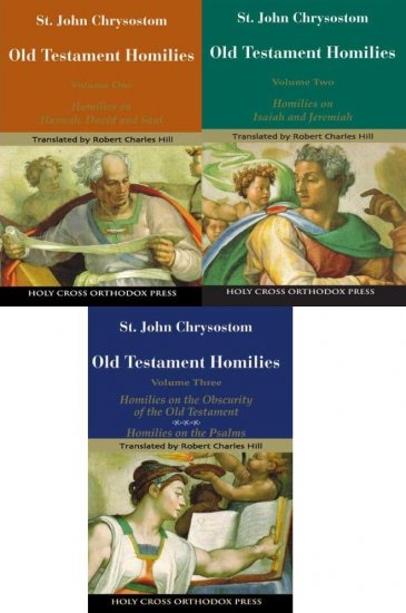 Old Testament Homilies (3 Volumes) - John Chrysostom