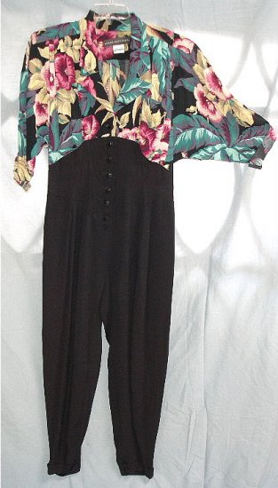 KAREN ALEXANDER stunning elegant career 1pc pantsuit 10 $1 SHIPPING