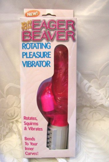 BRAND NEW EAGER BEAVER squirming vibrating personal jelly vibrator dildo massager FREE SHIPPING