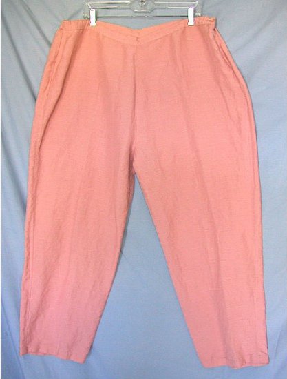 JENNIFER WOMEN dusty rose cropped pants sz 22