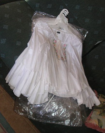 9 NEW white peasant shirts BOX LOT Resale FREE SHIPPING
