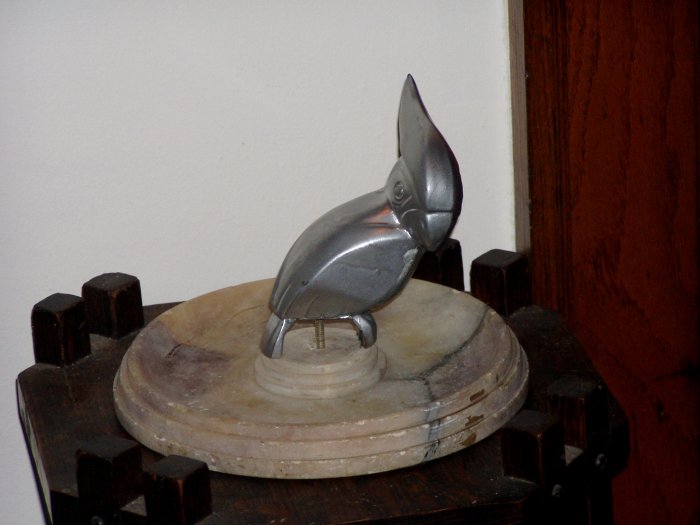 1920s Art deco mable based figure candy dish