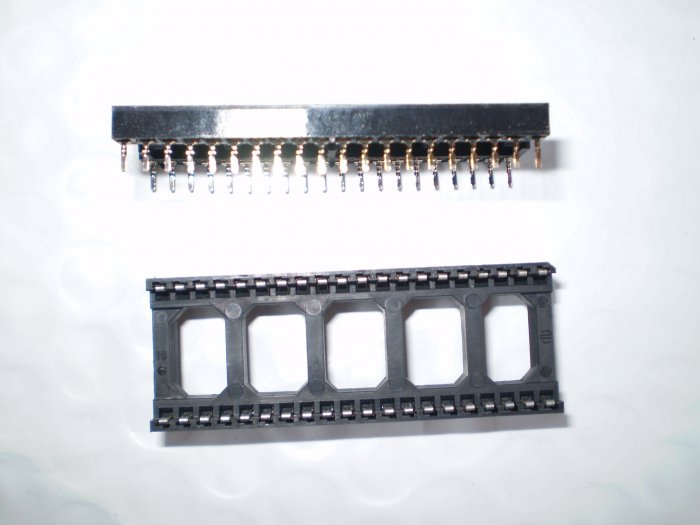 10 pcs 40 pin DIP IC Sockets Adapter Solder Type NEW USA