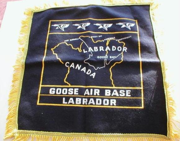 Goose Air Base Labrador Canada Souvenir Dark Blue Pillow Cover