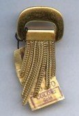 Vintage Gold Tone Trifari Pin with Fringe New With Tags