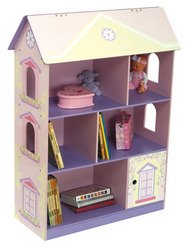 Dollhouse Bookcase - Color: Pink, Purple and Yellow