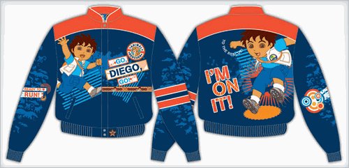 2008 DIEGO "I'M ON IT" KIDS BLUE TWILL JACKET