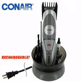 CONAIR® RECHARGEABLE 2-IN-1 BEARD & MUSTACHE TRIMMING SYSTEM