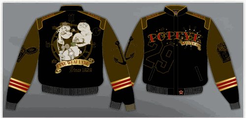 POPEYE ADULT TWILL JACKET