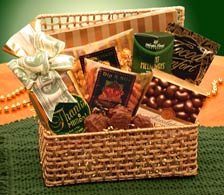 A Golden Thank you Gift Basket