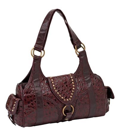 Leather Burgundy Purse
