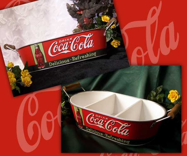 Coke Oval Tray W/ Handles
