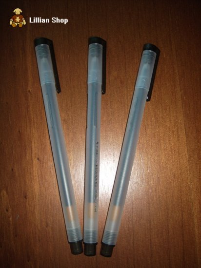 Morning Glory Black Gel Ink pens
