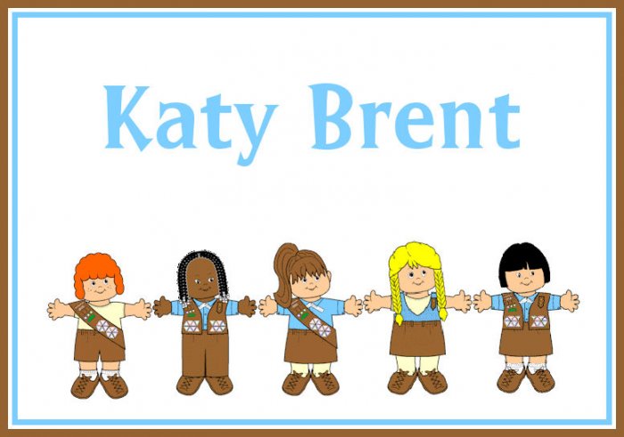 BROWNIE Girl Scout Daisy PERSONALIZED Note Cards