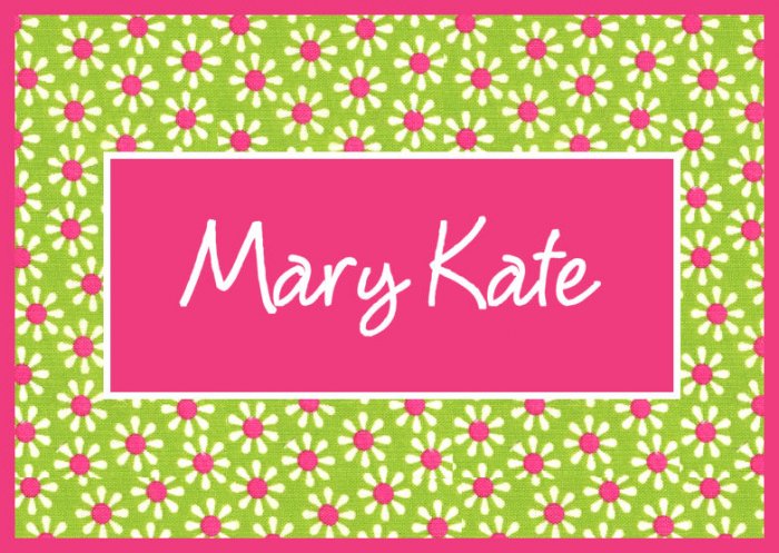 Daisy PERSONALIZED Note Cards Stationery Notecards